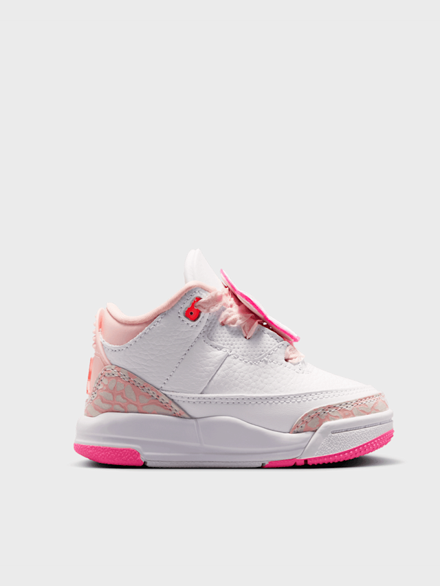 Jordan, Air Jordan 3 Retro "Spring Flowers" (TD), white, Image 2 of 9