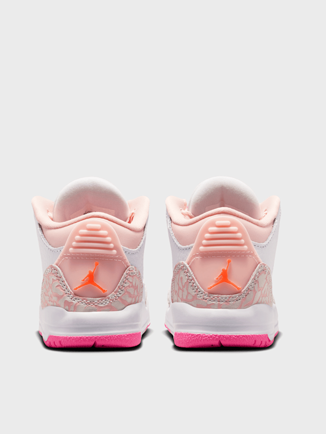 Jordan, Air Jordan 3 Retro "Spring Flowers" Toddlers, white, Image 4 of 9