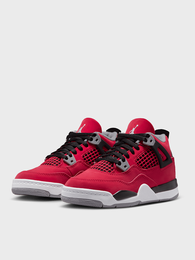 Jordan, Air Jordan 4 Retro "Toro Bravo" (PS), red, Image 3 of 8