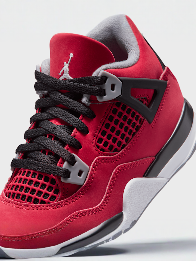 Jordan, Air Jordan 4 Retro "Toro Bravo" Children, red, Image 7 of 8