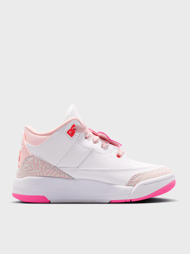 Jordan, Air Jordan 3 Retro "Spring Flowers" Children, white, Image 2 of 9