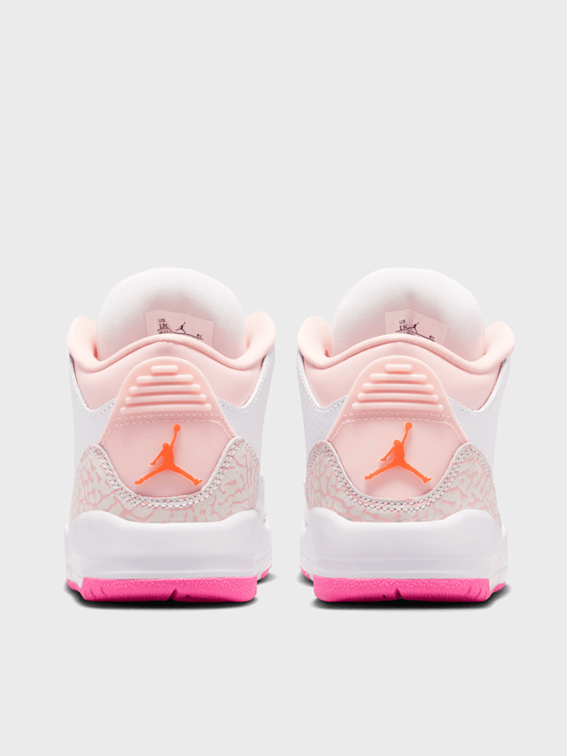 Jordan, Air Jordan 3 Retro "Spring Flowers" Children, white, Image 4 of 9