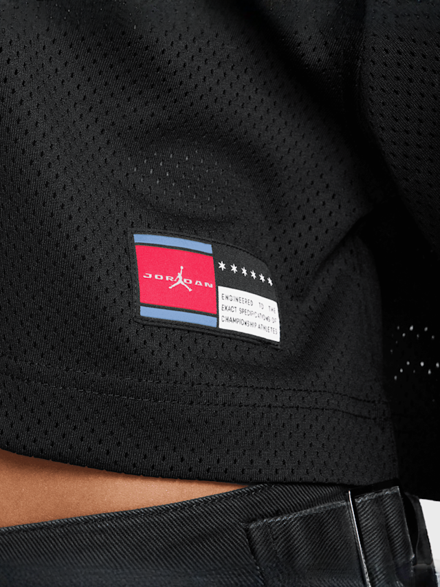 Jordan, Brooklyn Jersey Top, black, Image 3 of 3