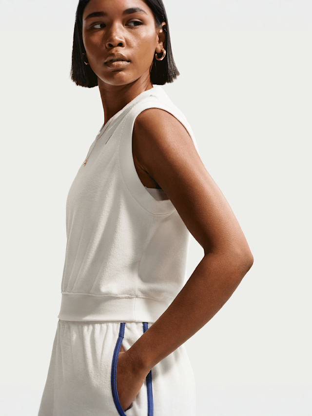 Nike  , Sportswear Chill Terry Twill Short, beige, Image 5 of 6