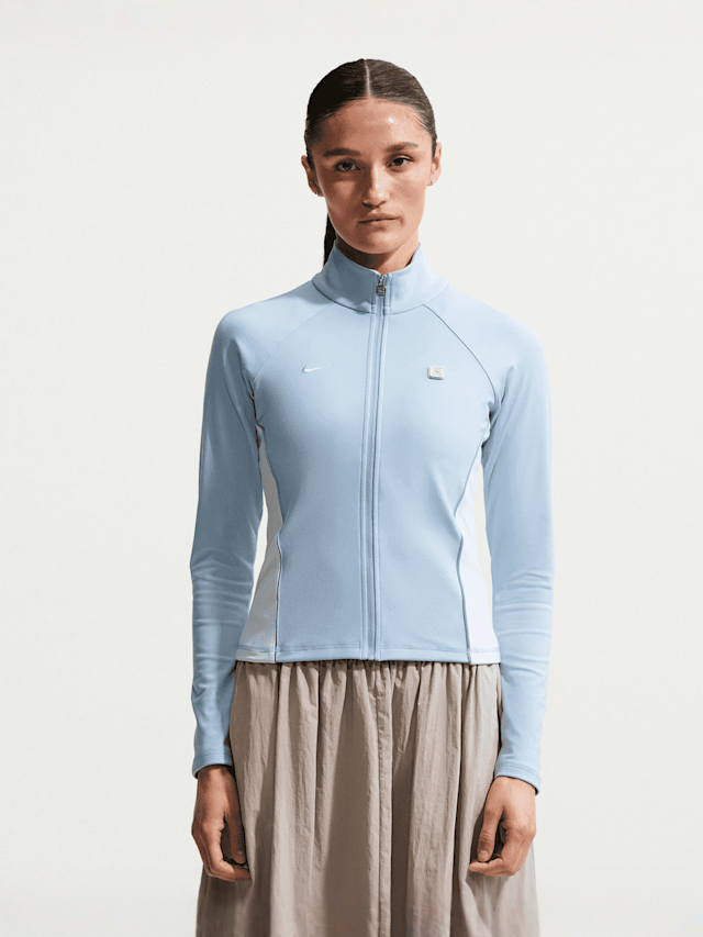 Nike  , Shox Fullzip Long Sleeve Top, blue, Image 1 of 5
