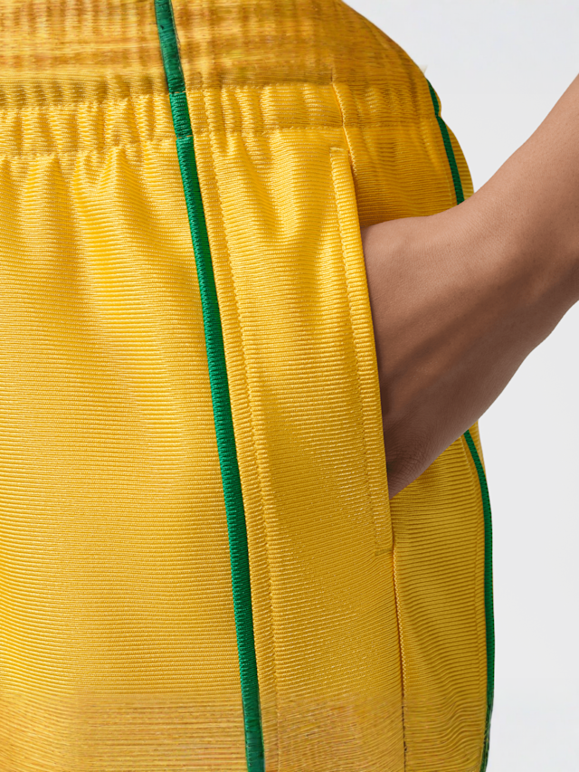 Jordan, Brooklyn Knit Brazil Shorts, yellow, Image 4 of 6