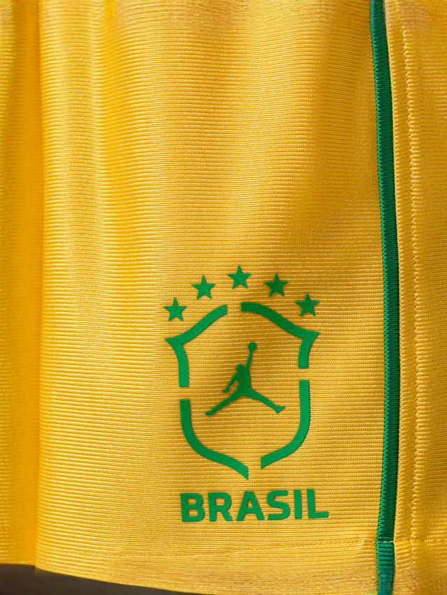 Jordan, Brooklyn Knit Brazil Shorts, yellow, Image 5 of 6