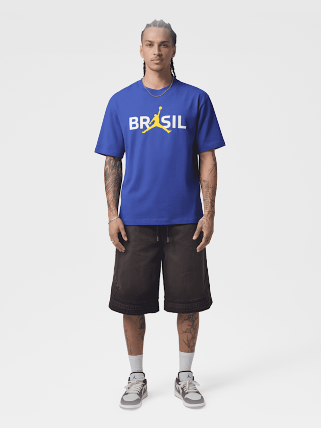 Jordan, Brasil 85 T-Shirt, blue, Image 4 of 4