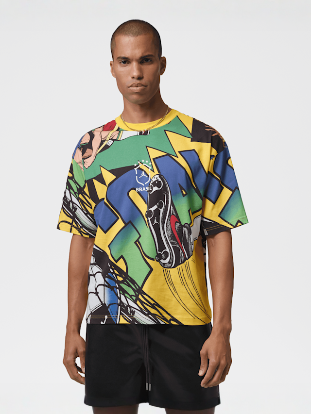 Jordan, Brasil Essentials Boxy T-Shirt, multi-colour, Image 1 of 4