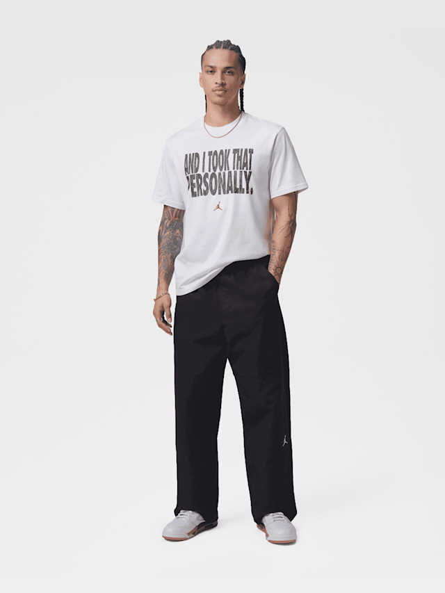 Jordan, Dri-FIT Sport Graphic Shortsleeve Crew VB, white, Image 5 of 5