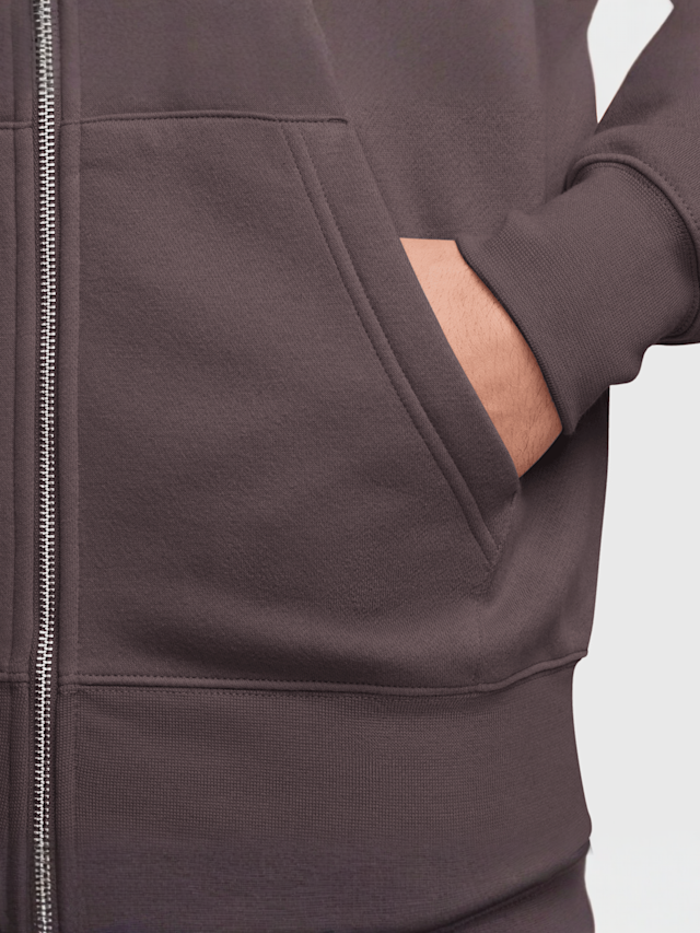 Nike  , Club Full-Zip Fleece Hoodie, grey, Image 3 of 3