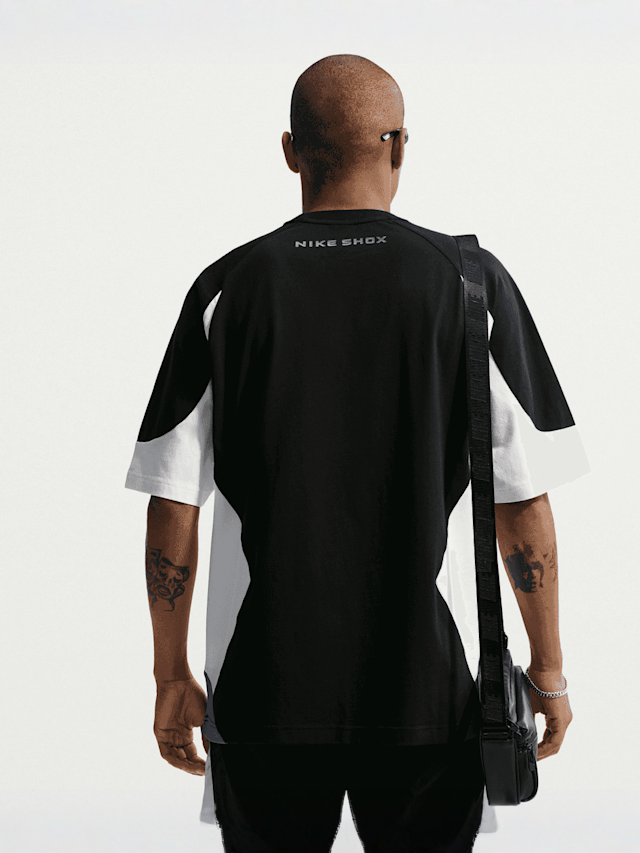 Nike  , Sportswear Shortsleeve Shox Top, black, Image 2 of 6