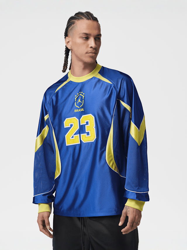 Jordan, Brasil Goalie Top, blue, Image 1 of 7