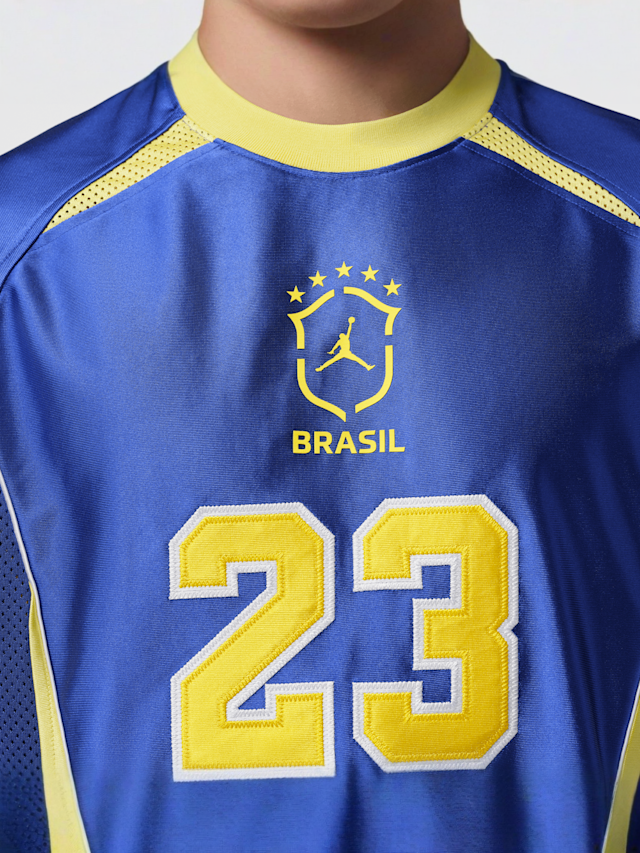 Jordan, Brasil Goalie Top, blue, Image 4 of 7