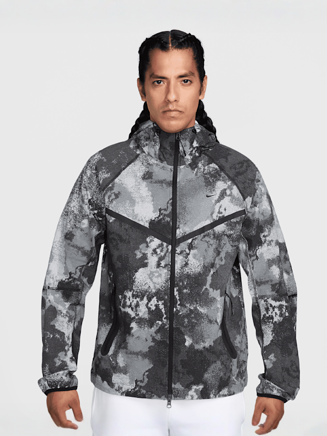 Nike  , Tech Windrunner Dri-FIT Woven Full-Zip Jacket, grey, Image 1 of 3