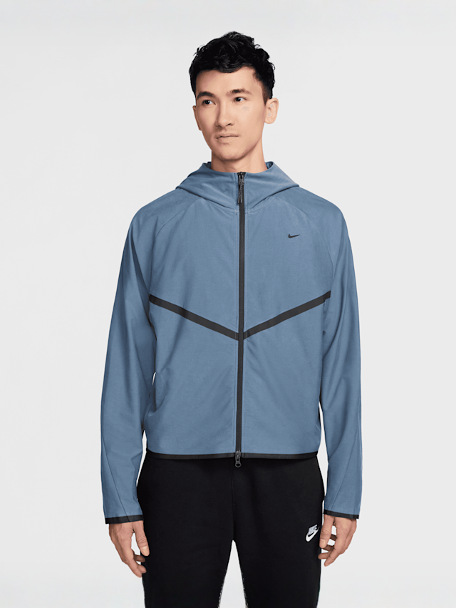 Nike  , Tech Shori Knit Full-Zip Windrunner Jacket, blue, Image 1 of 3