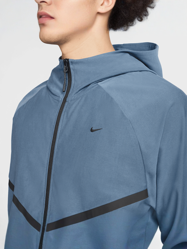 Nike  , Tech Shori Knit Full-Zip Windrunner Jacket, blue, Image 3 of 3