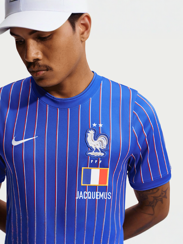 Nike  , France x Jacquemus Dri-FIT Academy Pro Shortsleeve Top, blue, Image 4 of 6