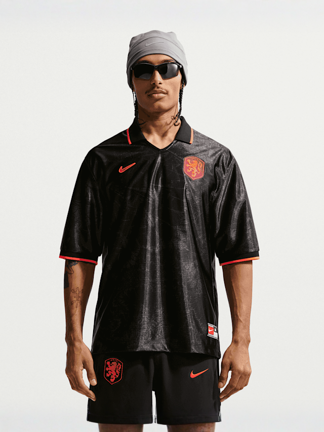 Nike  , Netherlands Energy Dri-FIT Short-Sleeve Soccer Top, black, Image 1 of 6
