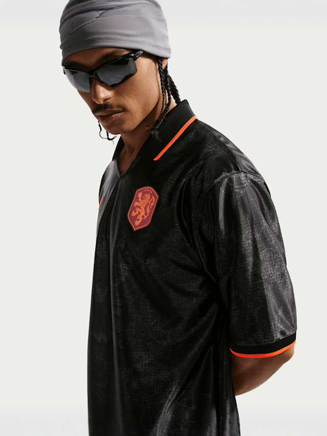 Nike  , Netherlands Energy Dri-FIT Short-Sleeve Soccer Top, black, Image 4 of 6