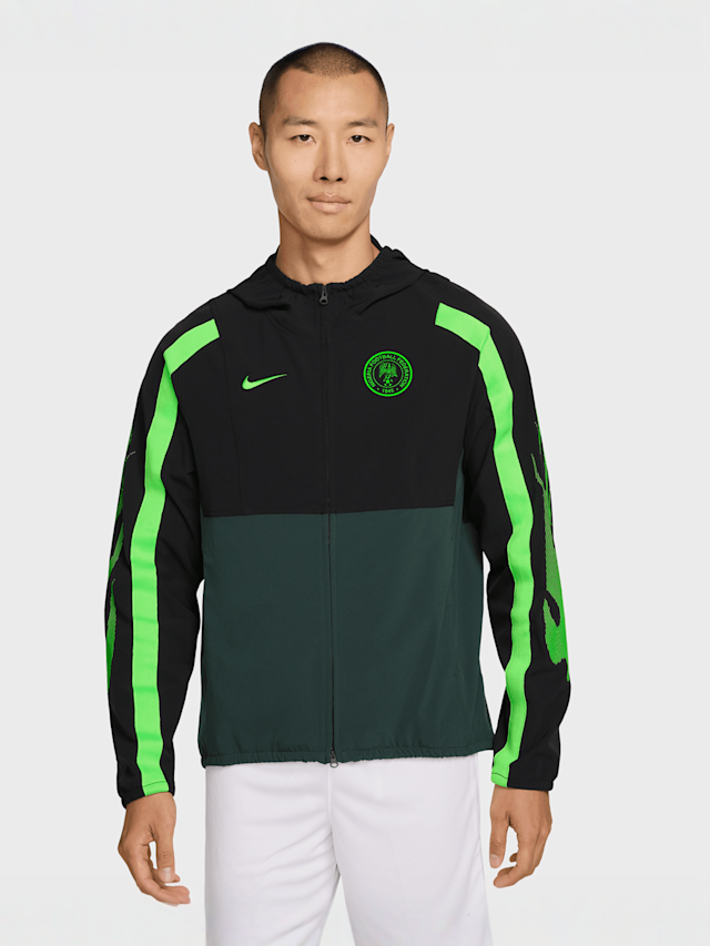 Nike  , Nigeria Energy Dri-FIT Soccer Woven Jacket, black, Image 1 of 3