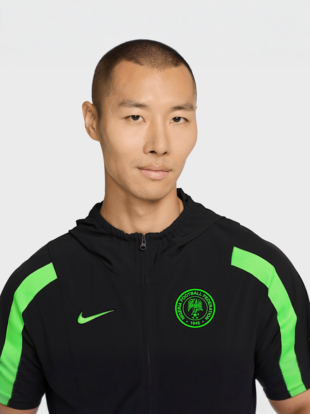 Nike  , Nigeria Energy Dri-FIT Soccer Woven Jacket, black, Image 3 of 3