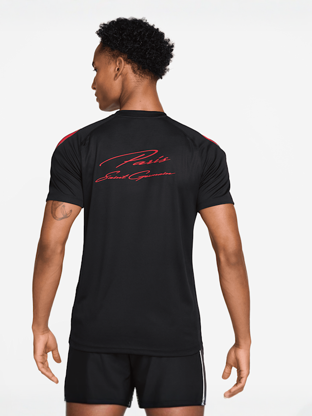 Nike  , PSG Strike Soccer Dri-FIT Short-Sleeve Top, black, Image 2 of 3