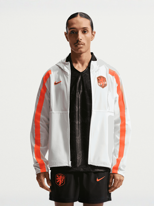 Nike  , Netherlands Energy Dri-FIT Soccer Woven Jacket, white, Image 1 of 5