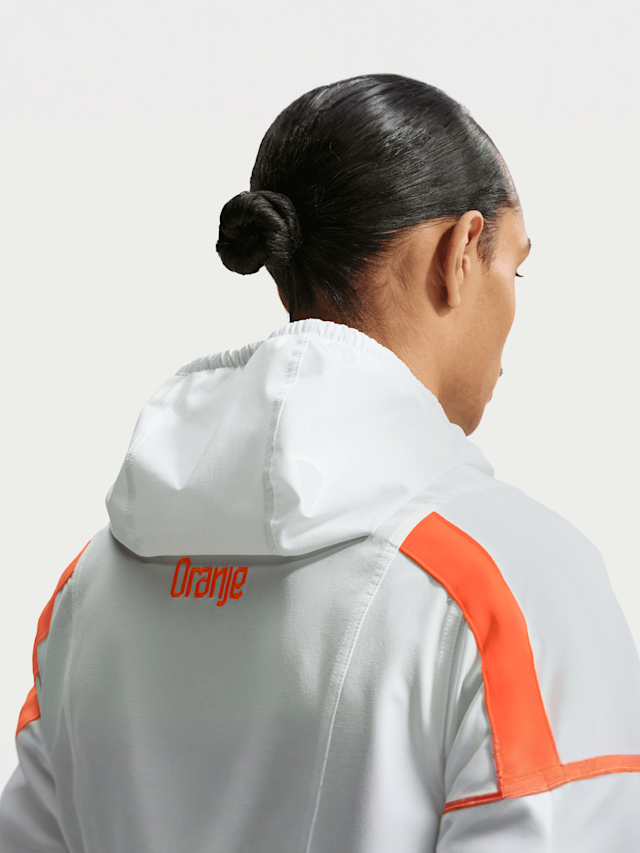 Nike  , Netherlands Energy Dri-FIT Soccer Woven Jacket, white, Image 4 of 5