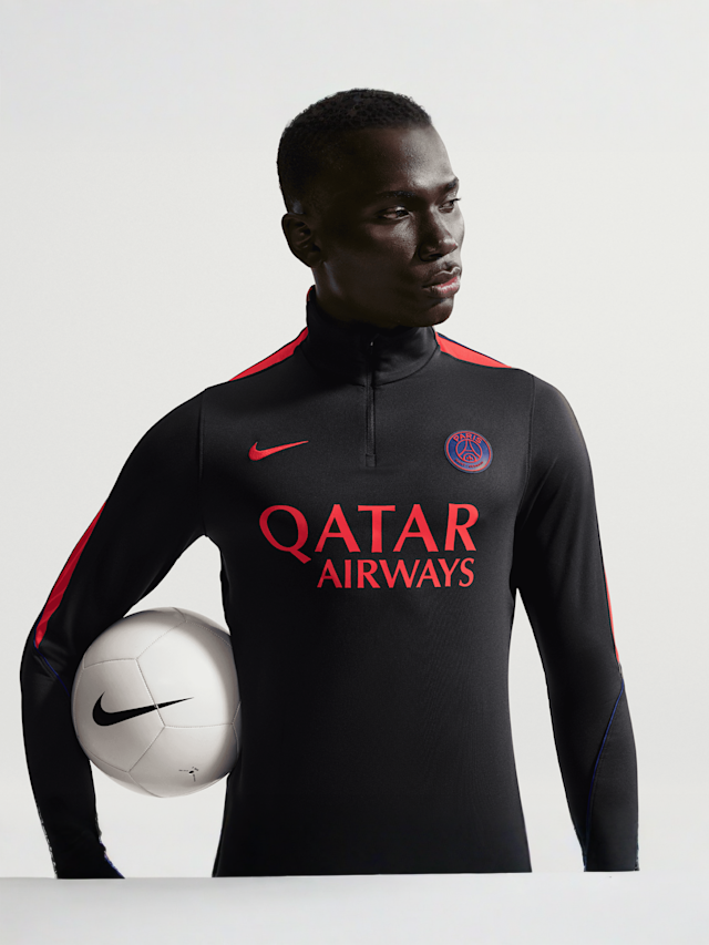 Nike  , PSG Strike Dri-FIT Training Drill Top, black, Image 3 of 5