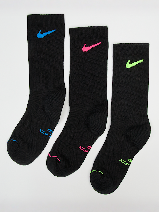 Nike  , 3 PACK - Everyday Elevated Crew, black, Image 1 of 2
