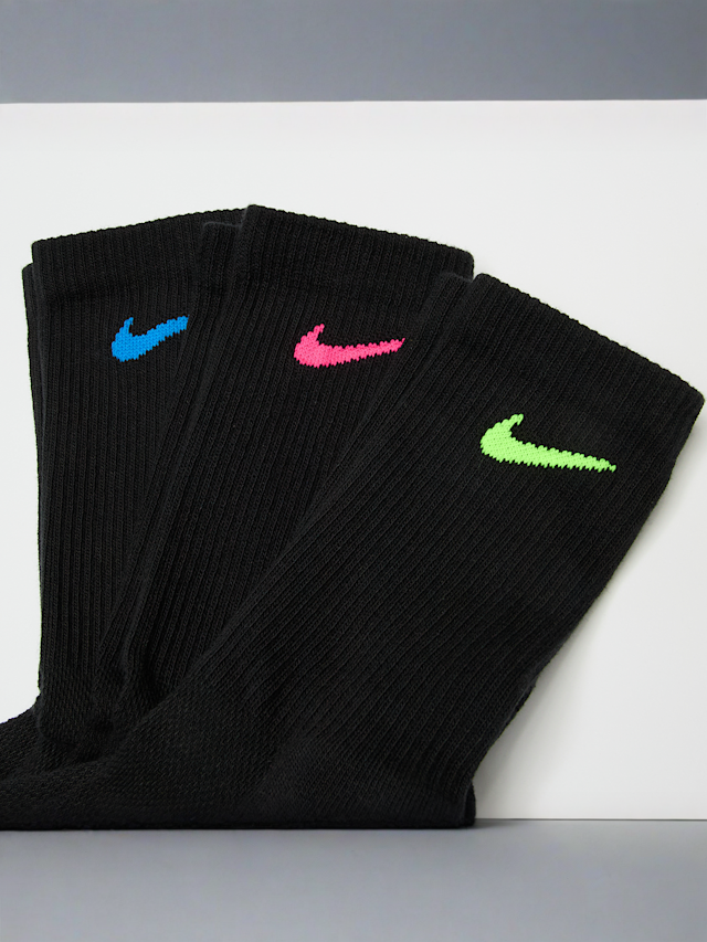 Nike  , 3 PACK - Everyday Elevated Crew, black, Image 2 of 2