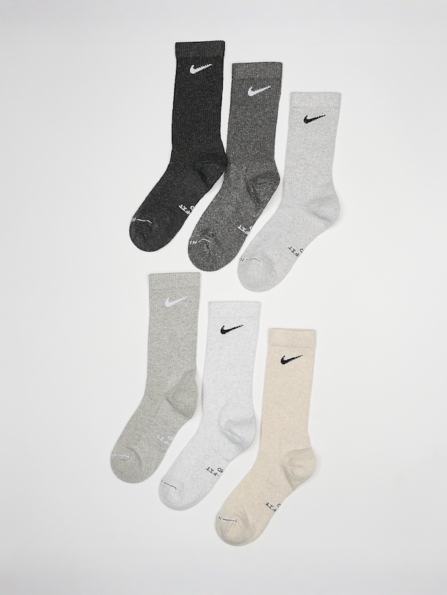 Nike  , 6 PACK - Everyday Elevated Crew Socks, multi-colour, Image 1 of 2