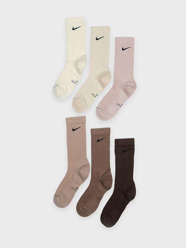 Nike  , 6 PACK - Everyday Elevated Crew Socks, multi-colour, Image 1 of 2