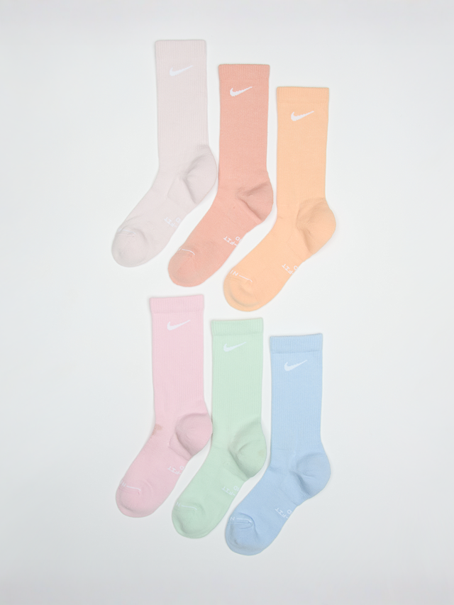 Nike  , 6 PACK - Everyday Elevated Crew Socks, multi-colour, Image 1 of 2