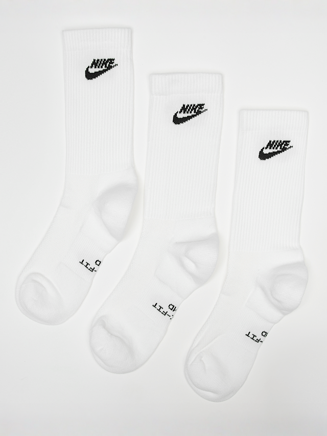 Nike  , 3 PACK - Everyday Elevated Futura Crew, white, Image 1 of 2