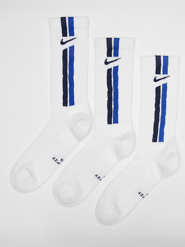 Nike  , 3 PACK - Everyday Elevated Crew Socks, white, Image 1 of 2