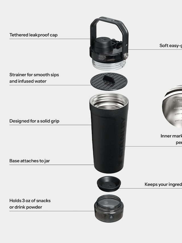 Stanley, The Vitalize™ Shaker Bottle | 0,6L, red, Image 5 of 5