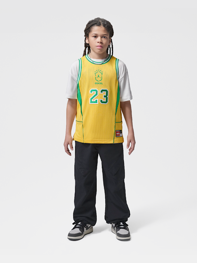 Jordan, Essential Mesh Jersey P6, yellow, Image 5 of 5