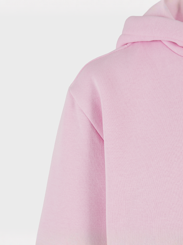 Urban Classics, Kids Fluffy Hoody, różowy, Obraz 3 z 4