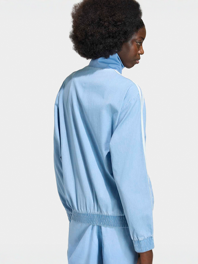 adidas Originals, Denim Firebird Tracktop, blue, Image 2 of 5