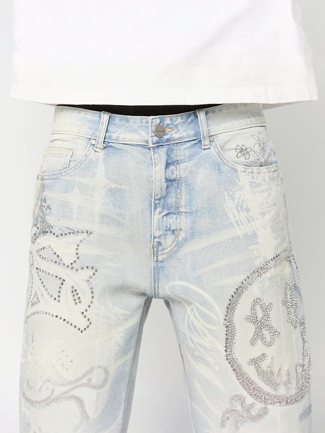 Smoke Rise, Denim Shorts, blue, Image 3 of 5