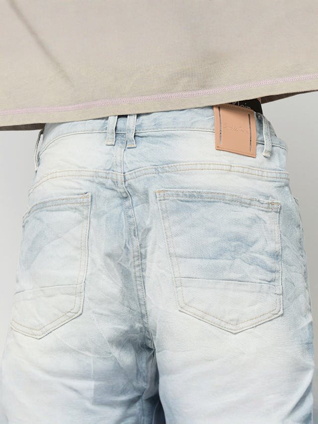 Smoke Rise, Jean Short, blue, Image 4 of 5