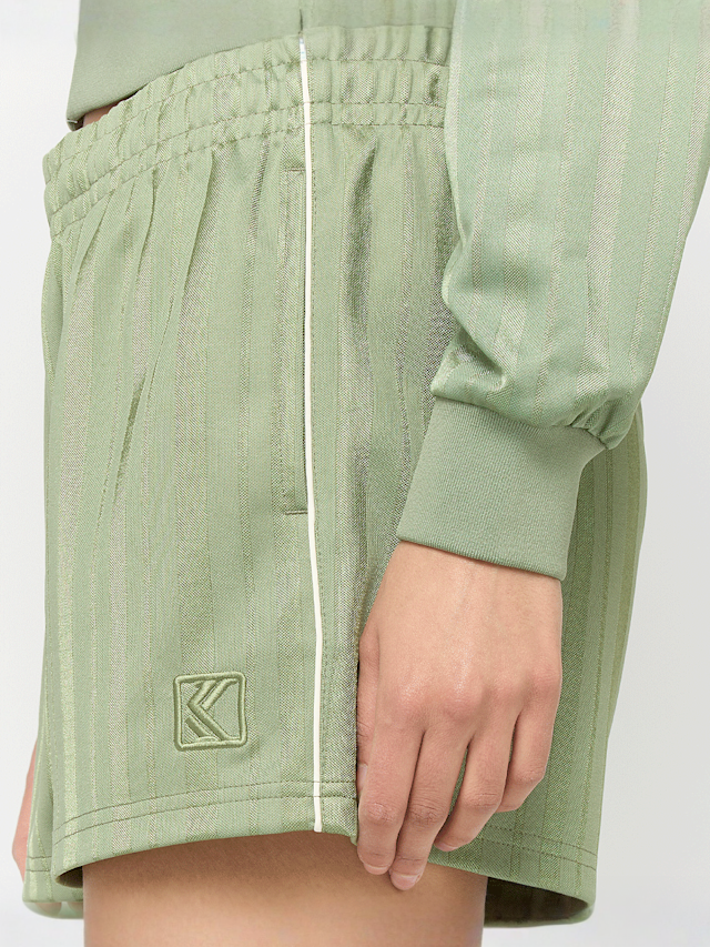 Karl Kani, OG Shadow Stripe Mini Shorts, green, Image 3 of 4