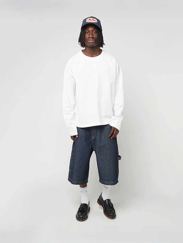 Karl Kani, OG Rinsed Relaxed Baggy Workwear Jorts, blue, Image 5 of 5