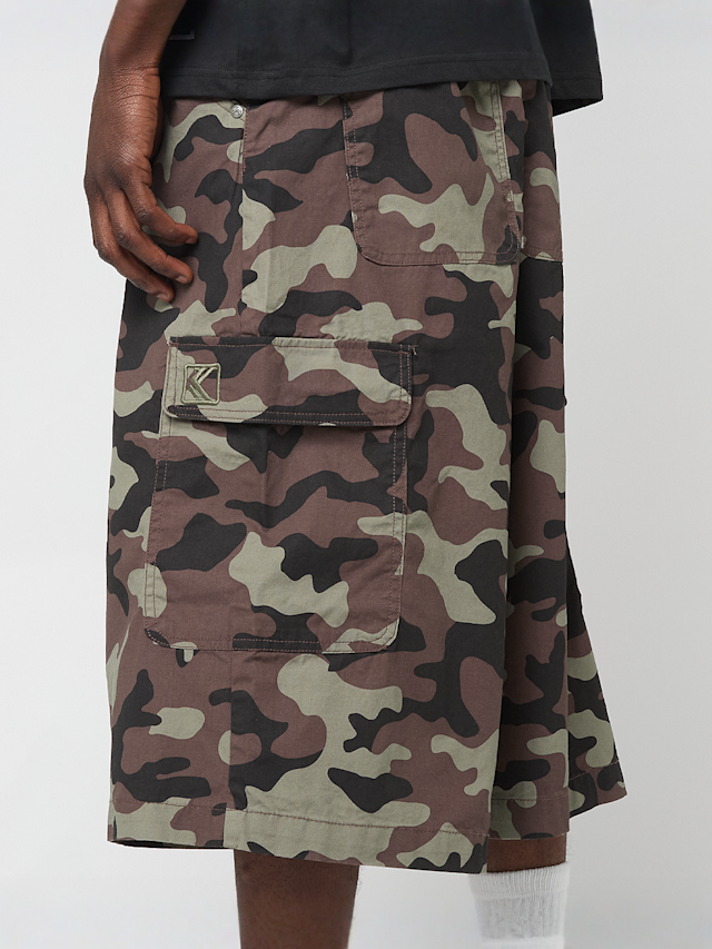 Karl Kani, OG Camo Baggy Cargo Shorts, camouflage, Image 4 of 7