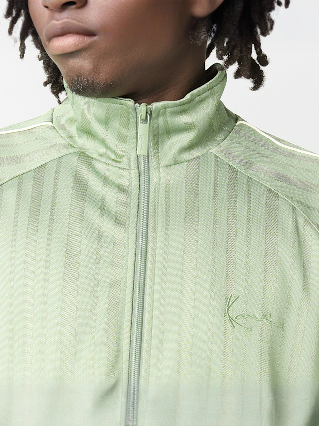 Karl Kani, Signature Shadow Stripe Trackjacket, green, Image 3 of 4
