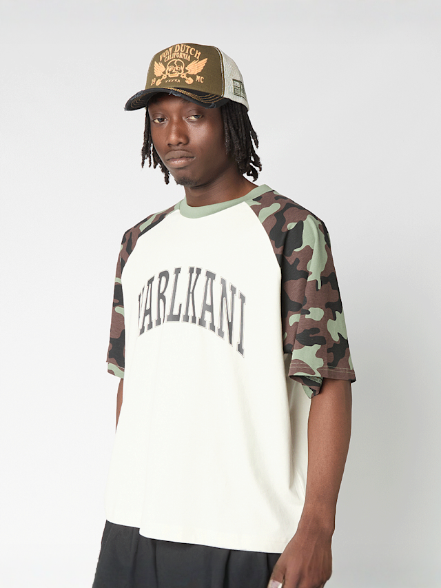 Karl Kani, Sport College Boxy Raglan T-Shirt, white, Image 1 of 4