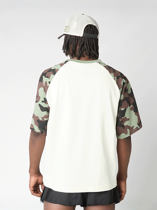 Karl Kani, Sport College Boxy Raglan T-Shirt, white, Image 2 of 4