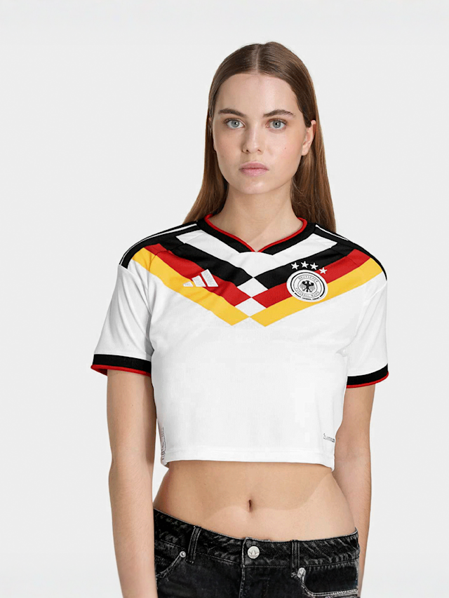 adidas Originals, Germany DFB 2026 Home Jersey, cropped, white, Image 1 of 5